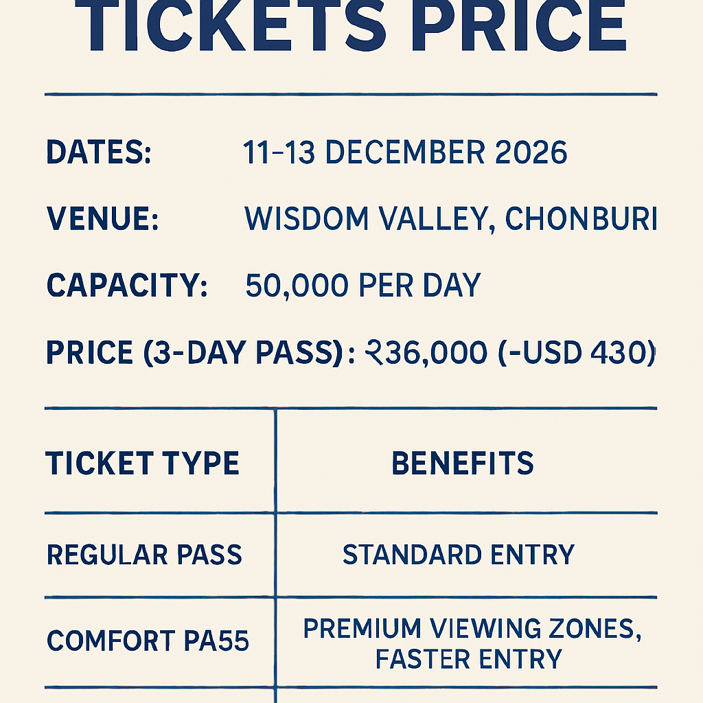 Tomorrowland to Make Asia Debut in Thailand in 2026: Ticket Prices, Venue, and What Fans Should Know