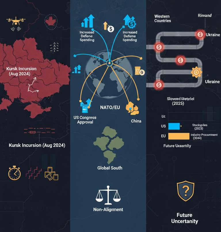 Ukraine War: Navigating the Prolonged Stalemate, Shifting Alliances, and Contentious Western Aid